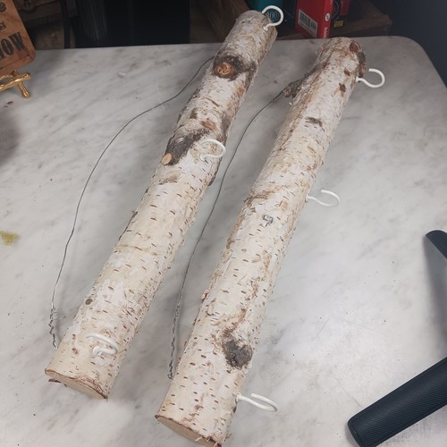 White birch logs count - birch,