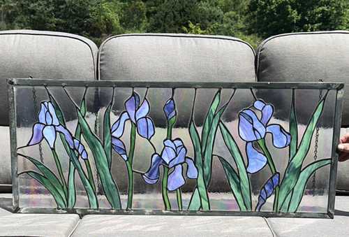 Stained glass panel window - stained,