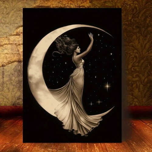 Gothic crescent moon star - gothic,
